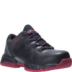 Hytest Women’s Footrests 2.0 Pivot Safety Shoe Black/Berry Size 6.5